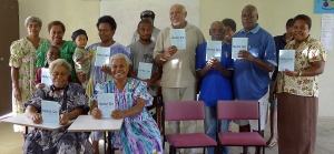 Erromangans at the launch of ECA's Sye adult language learning book ‘Netai Sie’